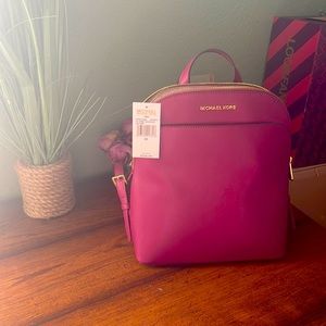 Magenta backpack Michael Kors